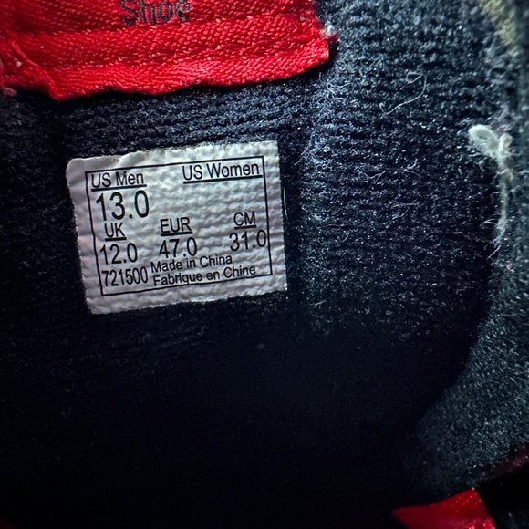 Vans Sk8 Hi Red Black Soles Men's 13 - Picture 3 of 8